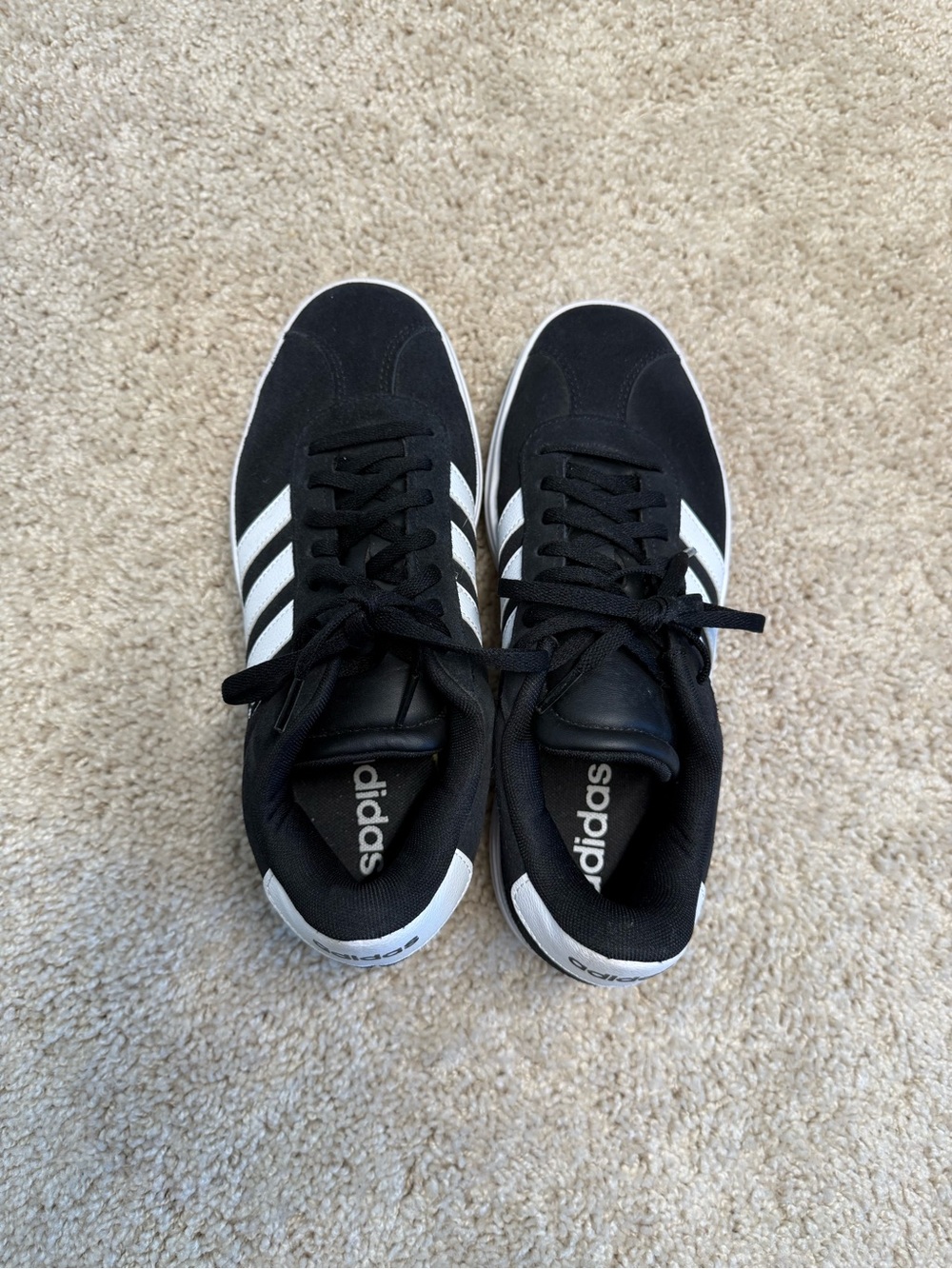 adidas Black and White Athletic Sneaker